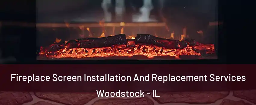  Fireplace Screen Installation And Replacement Services Woodstock - IL