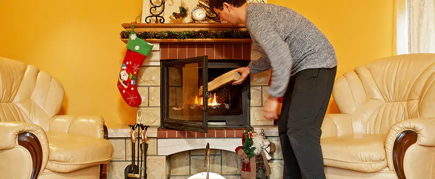 Gas to Wood-Burning Fireplace Conversion Services in Woodstock, Illinois