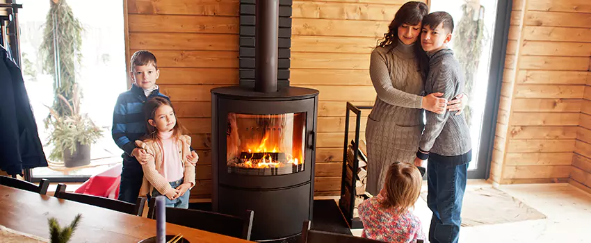 Morso Cast Iron Fireplace Insert Installation in Woodstock, Illinois