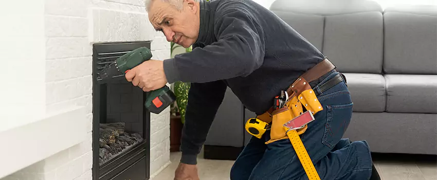 New Indoor Fireplace Installation in Woodstock, Illinois