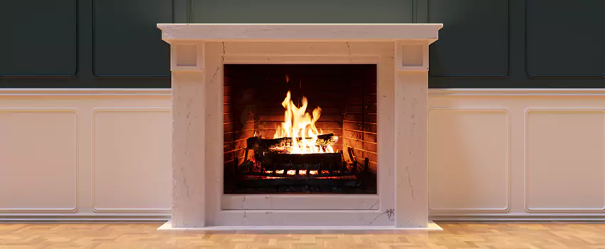 Open Flame Wood-Burning Fireplace Installation Services in Woodstock, Illinois