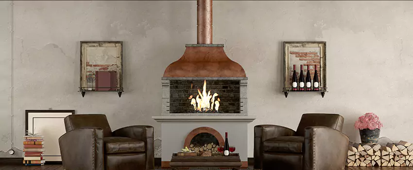 Thelin Hearth Products Providence Pellet Insert Fireplace Installation in Woodstock, IL