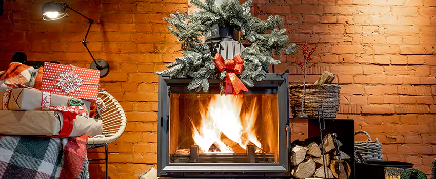 Travis Industries Linear Gas Fireplace Installation in Woodstock, Illinois