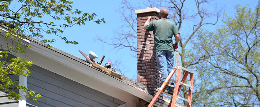 Vinyl and PVC Chimney Flashing Installation in Woodstock, IL