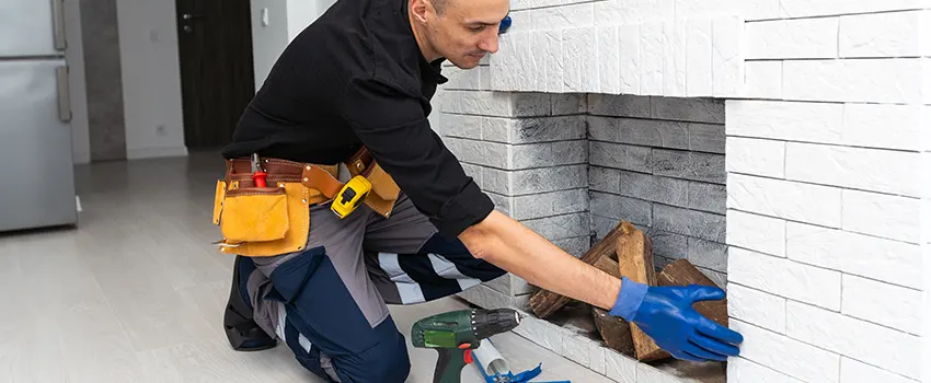 Fireplace Damaged Damper Frame Repair Services in Woodstock, Illinois