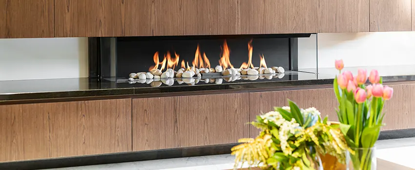 Double-height Fireplace Design Refurbishment in Woodstock, Illinois